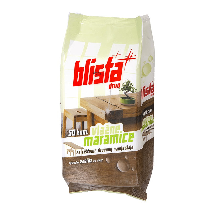 Blista vlažne maramice DRVO 50/1 pak