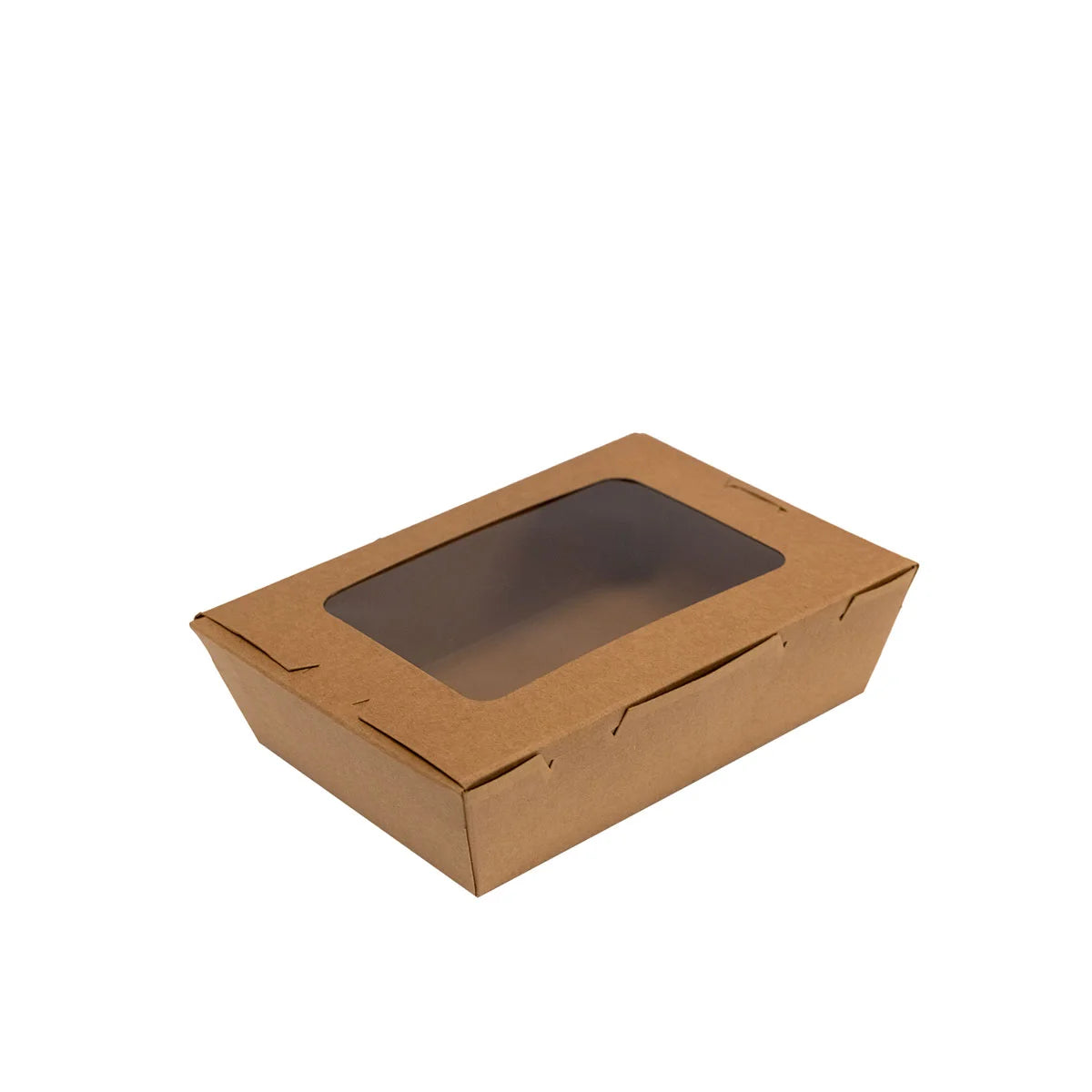 Kraft posuda za sushi/salatu sa prozorom – ekološka ambalaža za hranu - više veličina, 50/1 pak