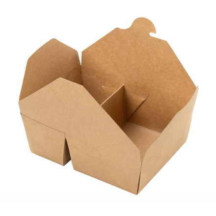 kartonska posuda lunch box sa pregradom