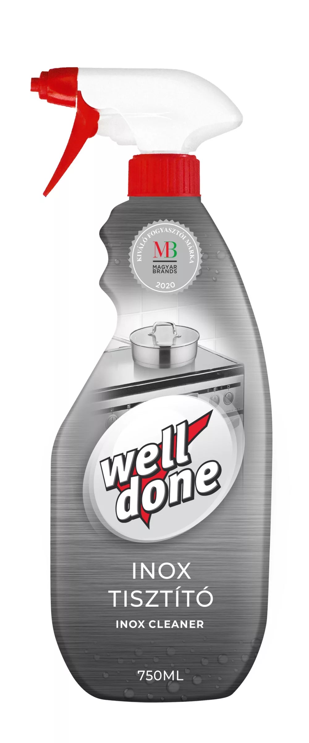 Well Done Inox Cleaner 750ml : Profesionalno rješenje za savršen sjaj nehrđajućeg čelika