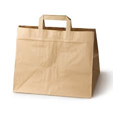 Kartonska vrećica "TAKE AWAY" 28 x 17 x 29 cm, 250/1 pak