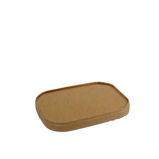 Kraft poklopci – ekološka ambalaža za hranu više veličina - poklopac za kvadratnu posudu 500 ml - 1000 ml, 50/1 pak