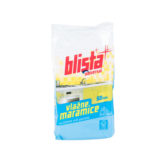 Blista vlažne maramice UNIVERSAL 50/1 pak