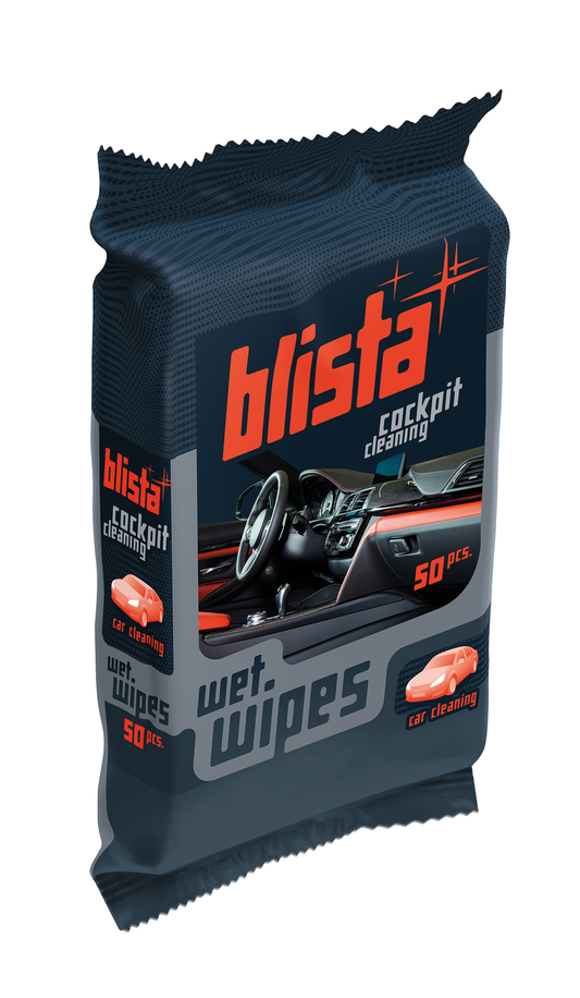 Blista vlažne maramice COCKPIT 50/1 pak