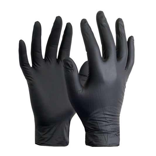 Nitril rukavice crne 100/1 pak vel S - XL